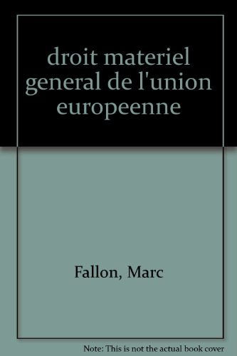 Droit matériel général de l'Union européenne