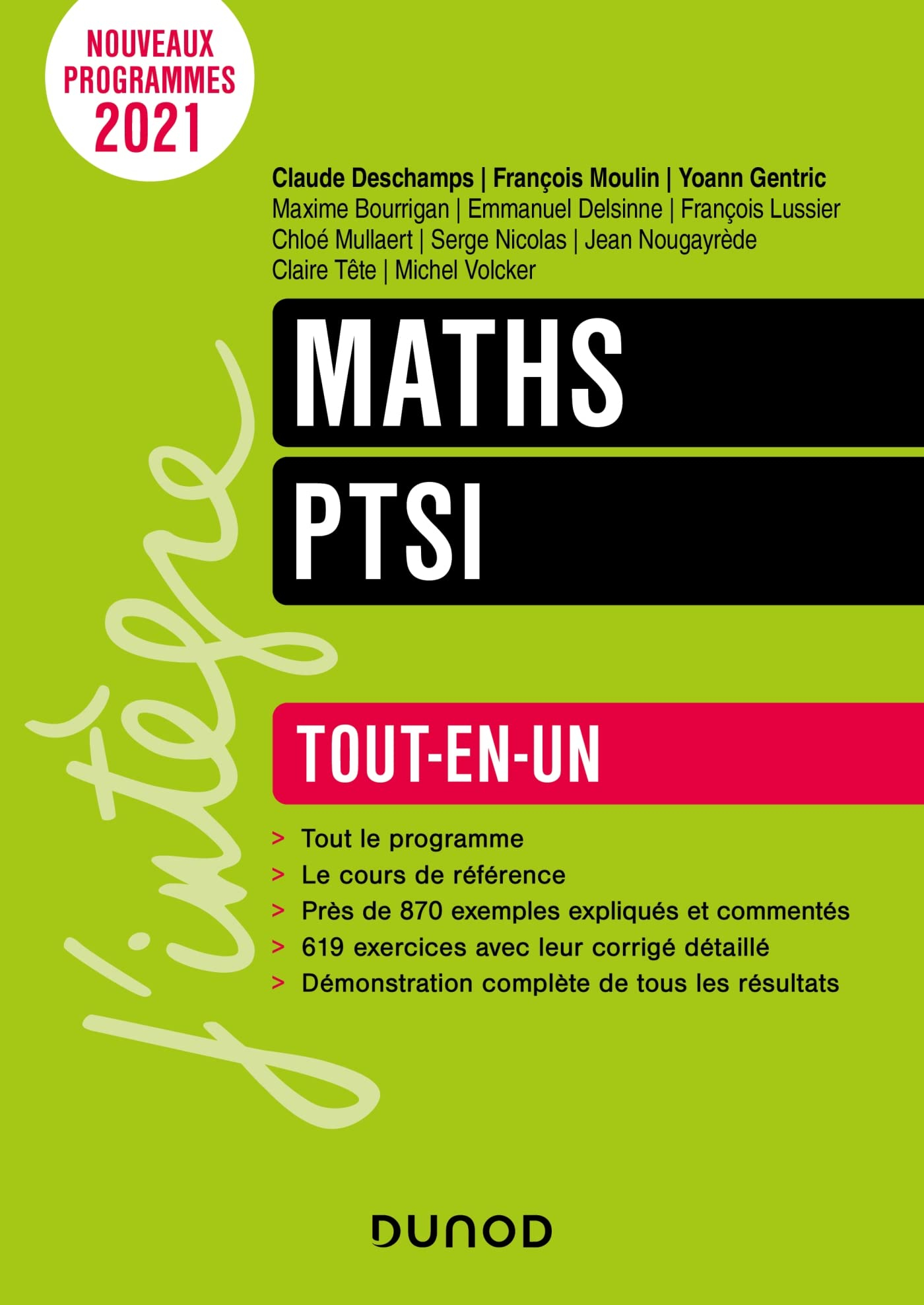 Maths PTSI : tout-en-un