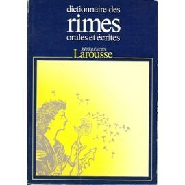 dictionnaire des rimes orales et écrites