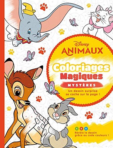 Disney animaux : coloriages magiques mystères