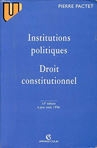 institutions politiques, droit constitutionnel
