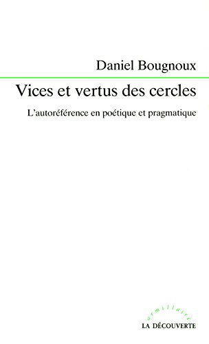 Vices et vertus des cercles : l'autoréférence en poétique et pragmatique