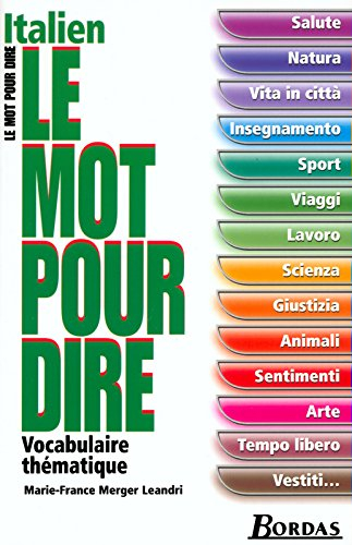 Italien : vocabulaire thématique