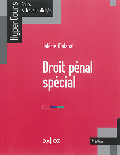 Droit pénal spécial