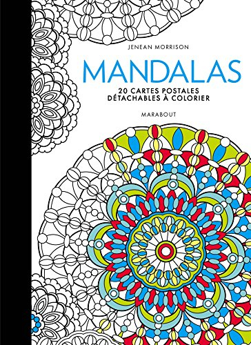 Mandalas : 20 cartes postales détachables à colorier