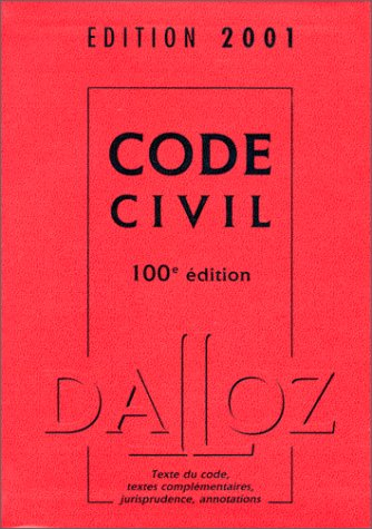 code civil 2001