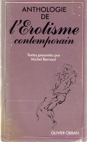 anthologie de l'erotisme contemporain