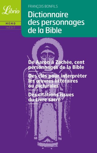 Dictionnaire des personnages de la Bible : de Aaron à Zachée, cent personnages de la Bible, des clés