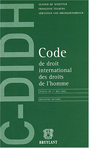 code de droit international des droits de l'homme : textes réunis au 1er mai 2003