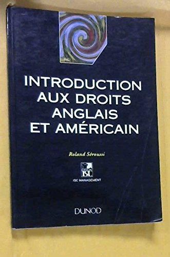 introduction aux droits anglais et américain