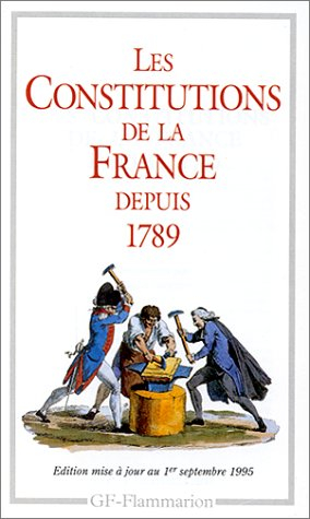 les constitutions de la france depuis 1789