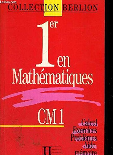 1er en mathématiques CM1