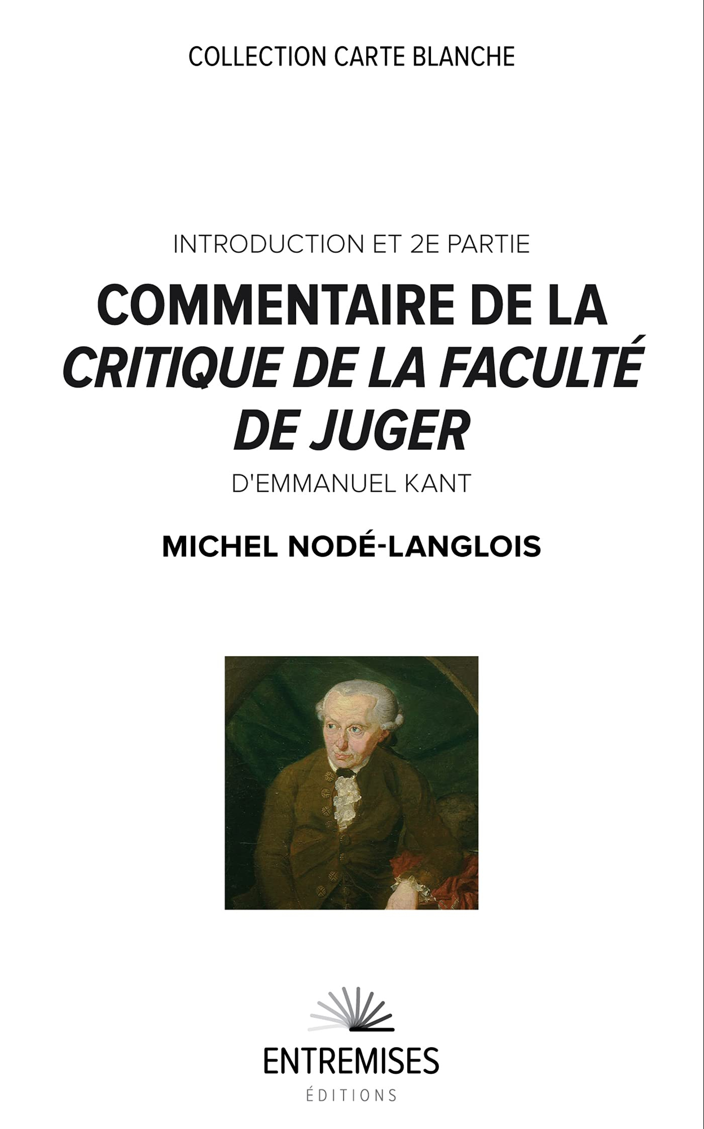 Commentaire de la Critique de la faculté de juger d'Emmanuel Kant : introduction et 2e partie