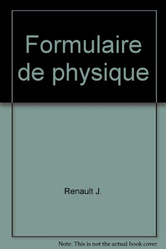Formulaire de physique