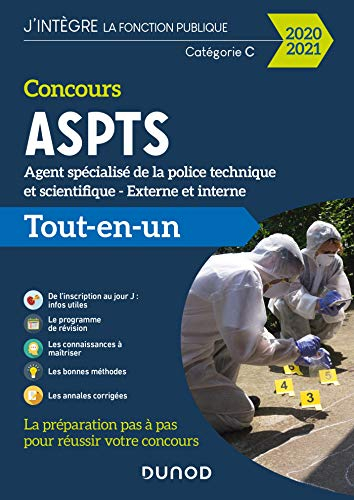 Concours ASPTS agent spécialisé de la police technique et scientifique : externe et interne, catégor