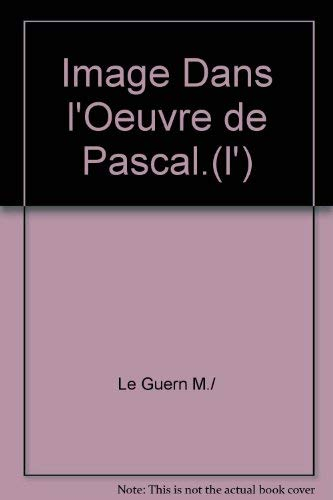 L'Image dans l'oeuvre de Pascal