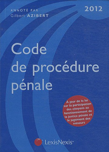 Code de procédure pénale 2012