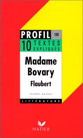 madame bovary, textes expliqués