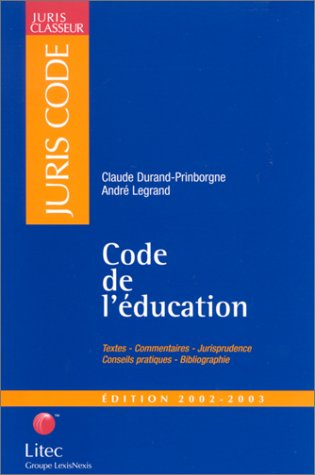 Code de l'éducation 2002