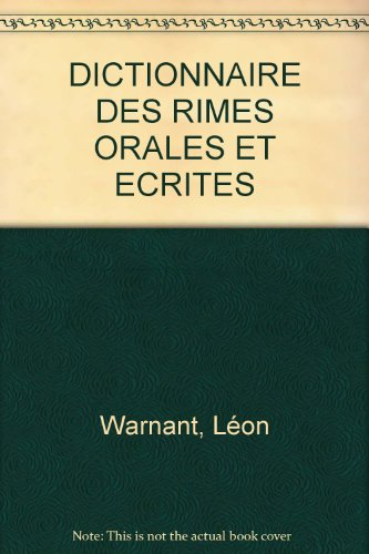 dictionnaire des rimes