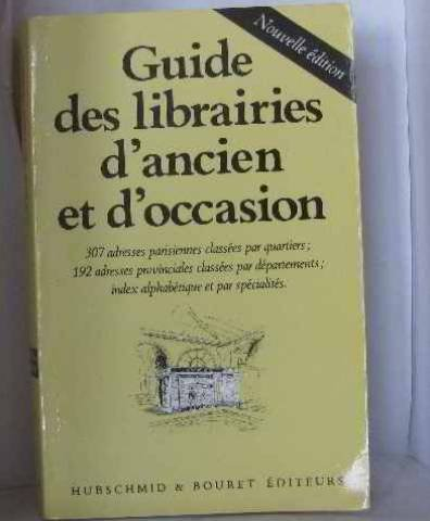 guide des librairies d\'ancien et d\'occasion