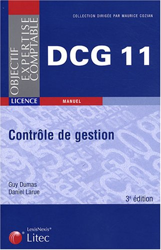 Contrôle de gestion : DCG épreuve no. 11