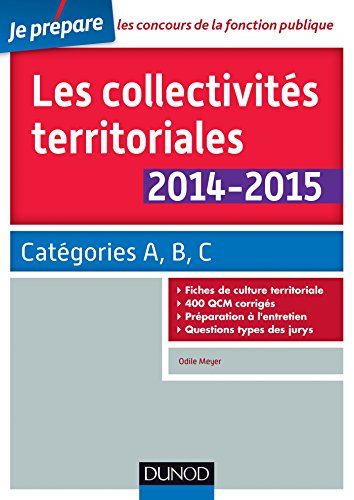 Les collectivités territoriales : catégories A, B, C : 2014-2015