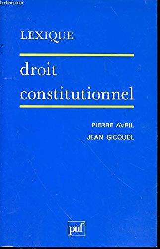 Droit constitutionnel