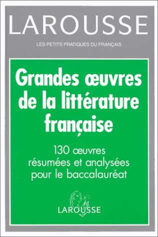 Les grandes oeuvres de la littérature française