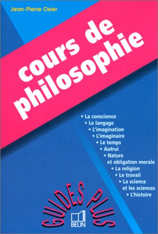 Cours de philosophie