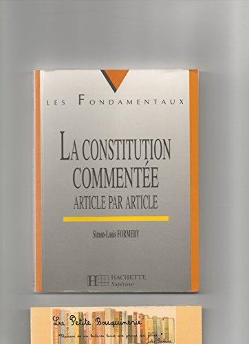 la constitution commentee article par article                                                 110797