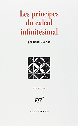 Les principes du calcul infinitésimal