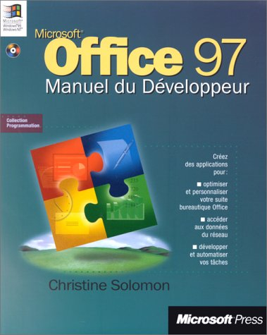 Microsoft Office 97, manuel du développeur