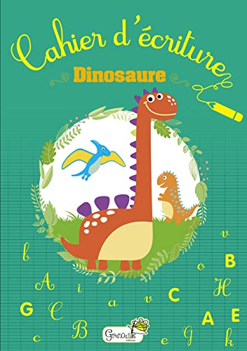 Cahier d'écriture : dinosaure