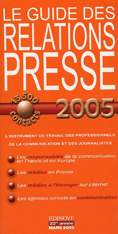 le guide des relations presse