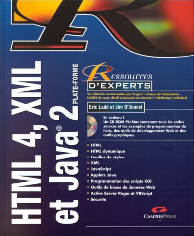 Programmation Internet, HTML 4, XML et Java 2
