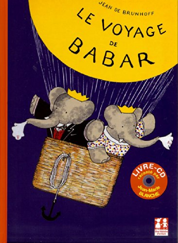 le voyage de babar - livre , cd audio