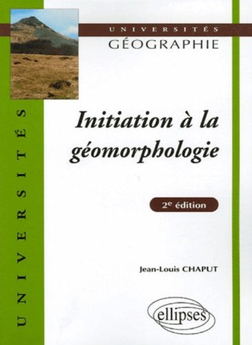 Initiation à la géomorphologie