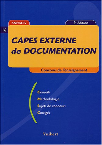 Le Capes de documentation, numéro 16