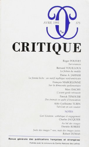 Critique, n° 575