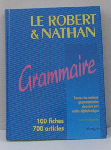 Le Robert et Nathan grammaire
