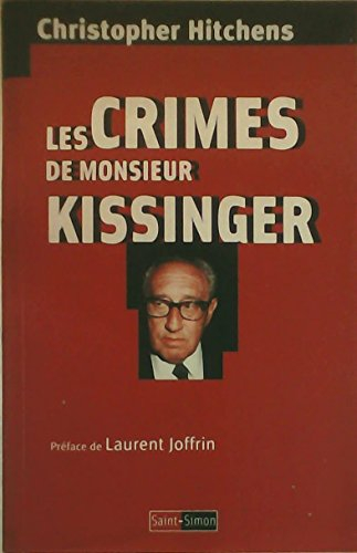 Les crimes de monsieur Kissinger