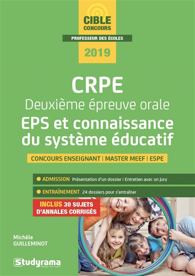 CRPE, deuxième épreuve orale, EPS et connaissance du système éducatif : concours enseignant, master 