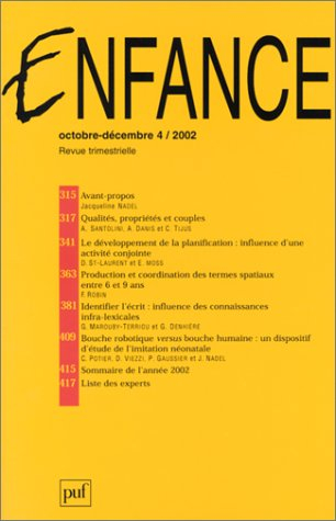 Enfance, n° 4 (2002)