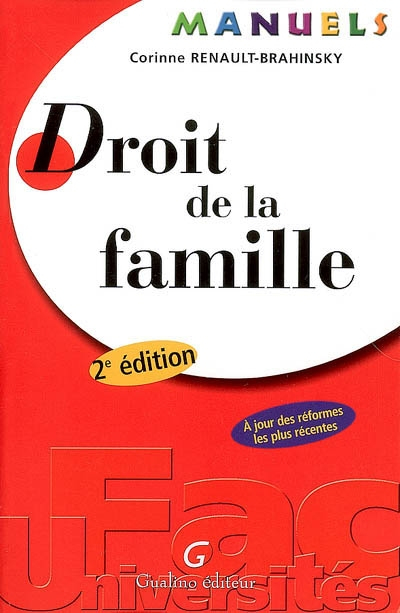 Droit de la famille : à jour des réformes les plus récentes