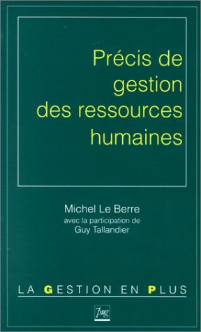 Précis de gestion des ressources humaines
