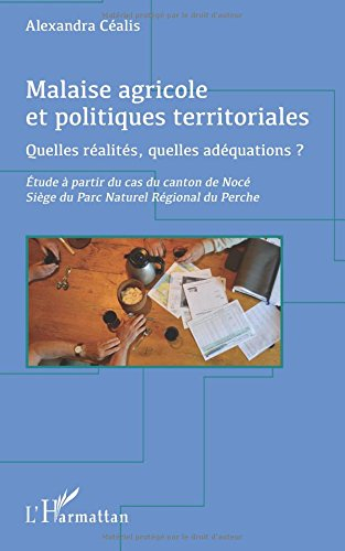 Malaise agricole et politiques territoriales : quelles réalités, quelles adéquations ? : études à pa
