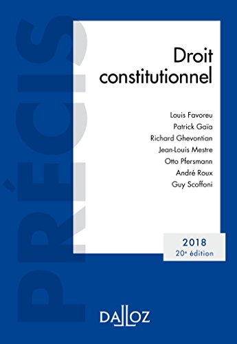 Droit constitutionnel : 2018