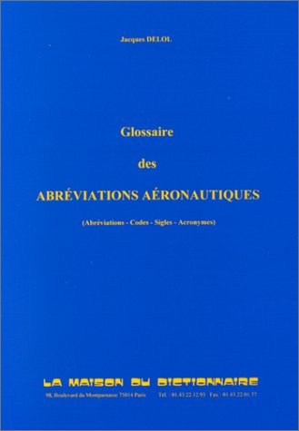 Glossaire des abréviations aéronautiques