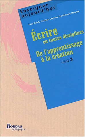 Ecrire, lire : cycle 3